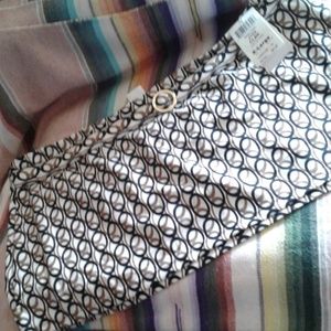 NEW Swim System white brown black skirtini swim XL